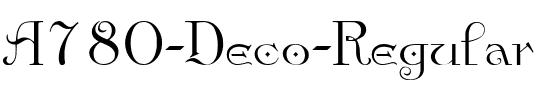 A780-Deco Regular.ttf