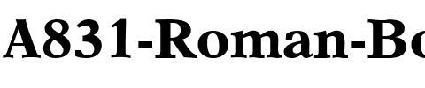 A831-Roman Bold.ttf