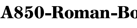 A850-Roman Bold.ttf