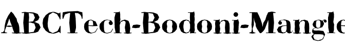 ABCTech Bodoni Mangle Regular.ttf