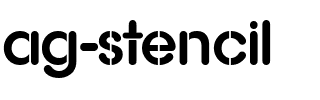 AG Stencil Regular.ttf