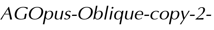AGOpus Oblique.ttf