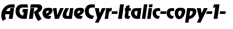 AGRevueCyr Italic.ttf