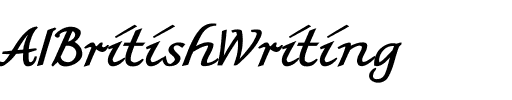 AIBritishWriting Medium.ttf