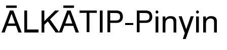 ALKATIP Pinyin Normal.ttf
