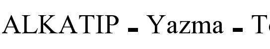 ALKATIP Yazma Tom Regular.ttf