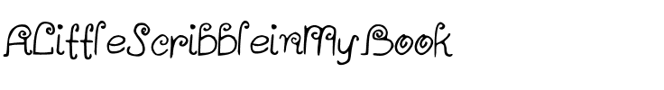 ALittleScribbleinMyBook Book.ttf