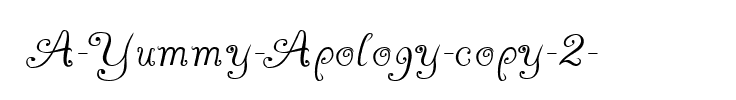 A Yummy Apology Regular.ttf