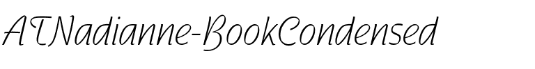 ATNadianne-BookCondensed Regular.ttf