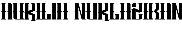 AURILIA NURLAZIKANA Regular.ttf