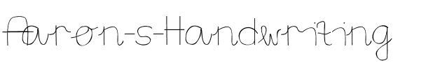 Aaron’s Handwriting Regular.ttf
