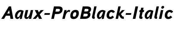 Aaux ProBlack Italic Regular.ttf