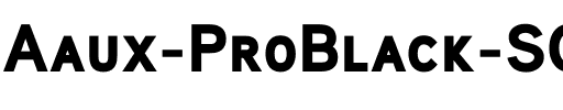 Aaux ProBlack SC Regular.ttf