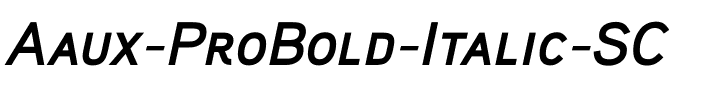 Aaux ProBold Italic SC Regular.ttf