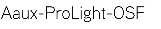 Aaux ProLight OSF Regular.ttf