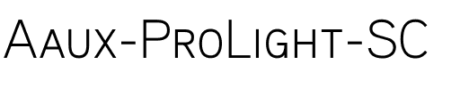 Aaux ProLight SC Regular.ttf