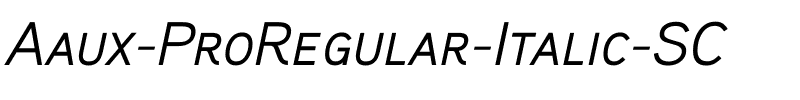 Aaux ProRegular Italic SC Regular.ttf