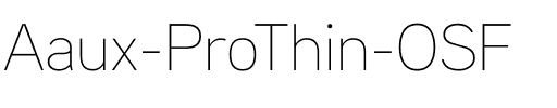 Aaux ProThin OSF Regular.ttf