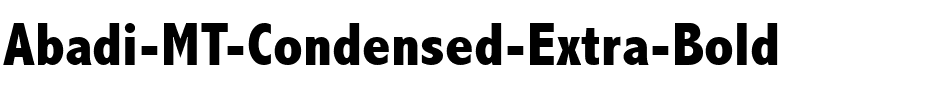 Abadi MT Condensed Extra Bold Normal.ttf