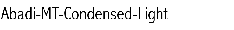 Abadi MT Condensed Light Normal.ttf