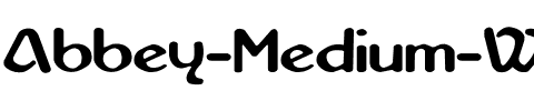 Abbey-Medium Wd Regular.ttf