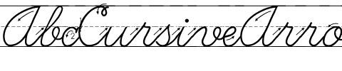 AbcCursiveArrow Regular.ttf