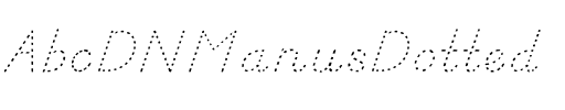 AbcDNManusDotted Regular.ttf
