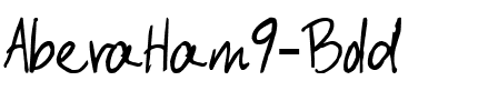 AberaHam9 Bold.ttf