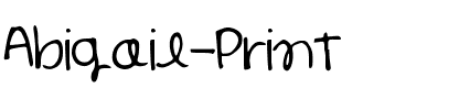 Abigail Print Regular.ttf