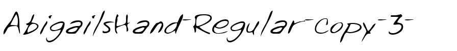 AbigailsHand Regular.ttf