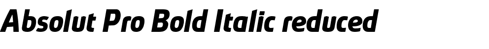 Absolut Pro reduced Italic.ttf