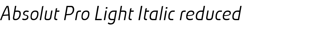 Absolut Pro reduced Italic.ttf