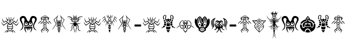 Abstract Alien Symbols Normal.ttf