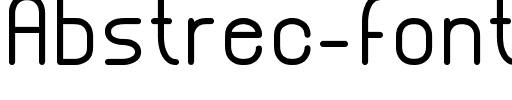Abstrec font tfb Normal.ttf
