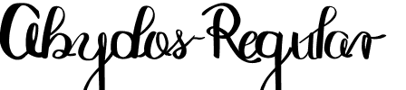 Abydos Regular.ttf