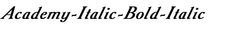 Academy Italic Bold Italic.ttf