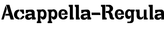 Acappella Regular.ttf