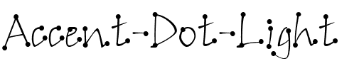 Accent Dot Light Regular.ttf