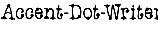 Accent Dot Writer Regular.ttf