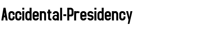 Accidental Presidency Regular.ttf