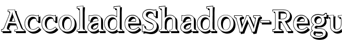 AccoladeShadow Regular.ttf