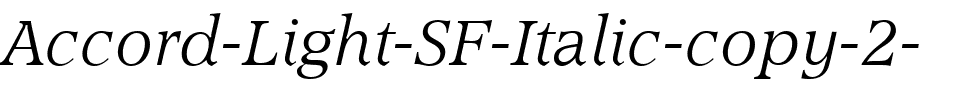 Accord Light SF Italic.ttf