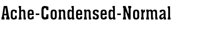 Ache Condensed Normal.ttf