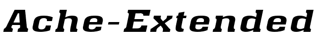 Ache Extended Italic.ttf