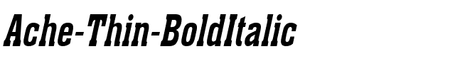 Ache Thin BoldItalic.ttf