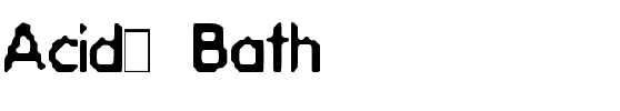 Acid Bath Regular.ttf