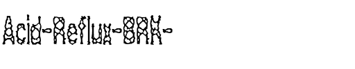 Acid Reflux (BRK) Regular.ttf