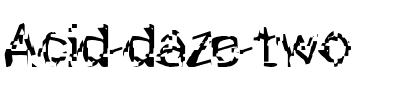 Acid daze  two.ttf
