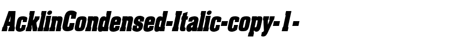 AcklinCondensed Italic.ttf