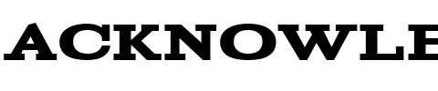Acknowledgement Regular.ttf